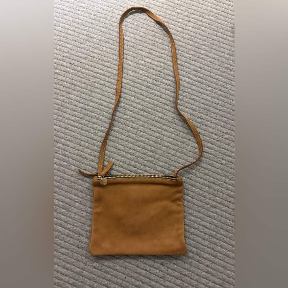 Clare V Tan Crossbody Bag
